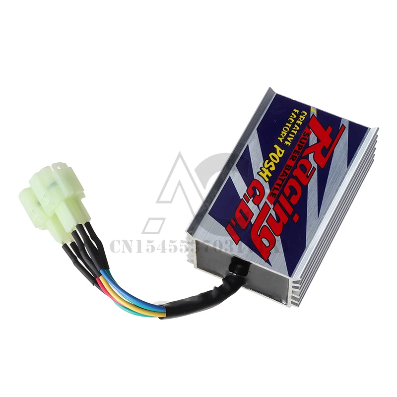 Мотоцикл 6-контактный гоночный CDI GY6 круглый штырь Коробка зажигания для 50cc 90cc 110cc