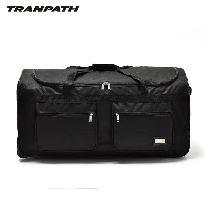 32 Inch Ultralight Nylon Super Large Capacity Trolley Luggage Travel Bag Soft Canvas Male Luggage Checked Bag