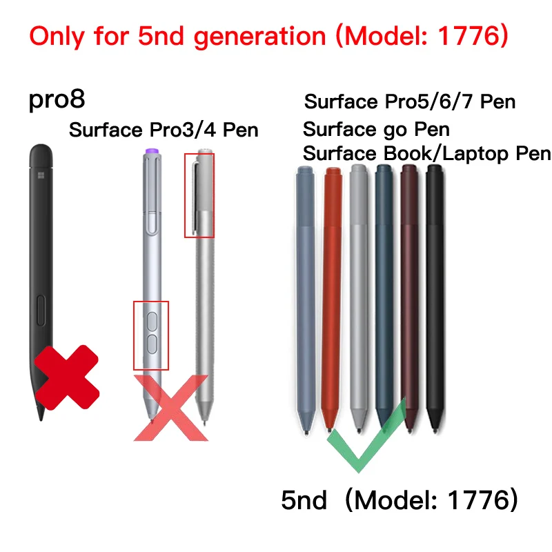 Мягкий силиконовый чехол-накладка для поверхностного пера pro5 6 7 go стилус