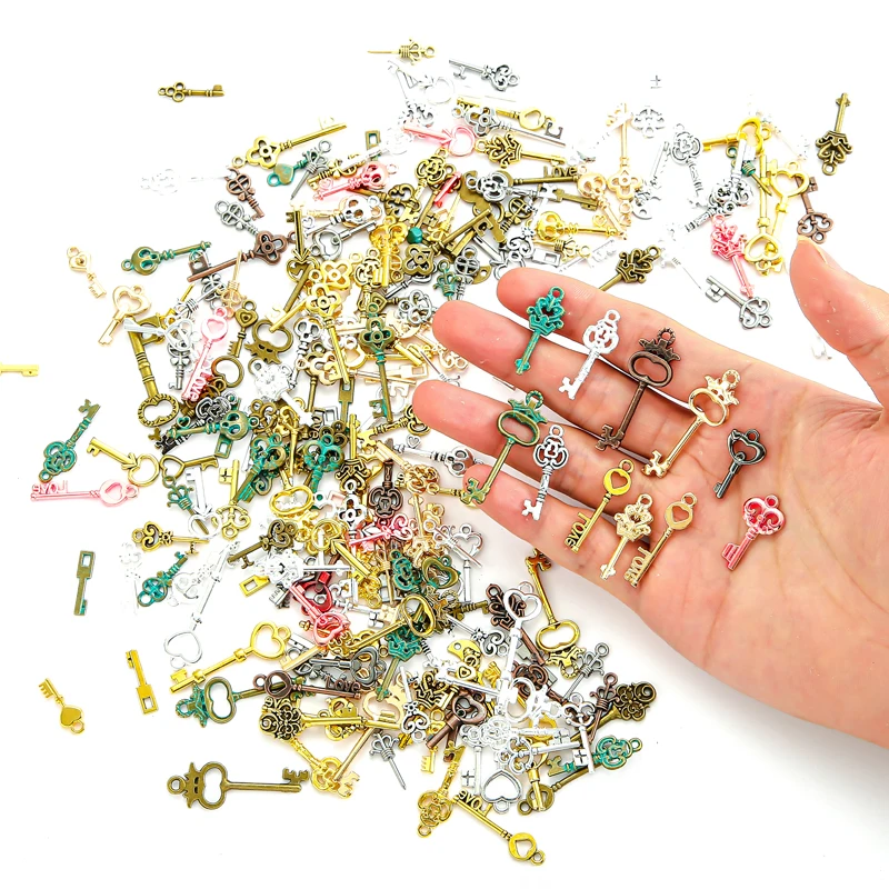 20 шт. 10 цветов различные стили случайно смешанные брелоки для браслета ожерелья