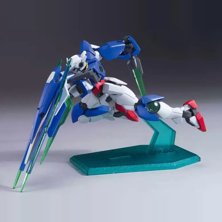 Фото Оригинальная фигурка аниме Bandai Gundam 00 (Double O) 1/144 HG Gundam 00 QAN [T] в сборе, модель, коллекционное украшение, праздничный подарок №4