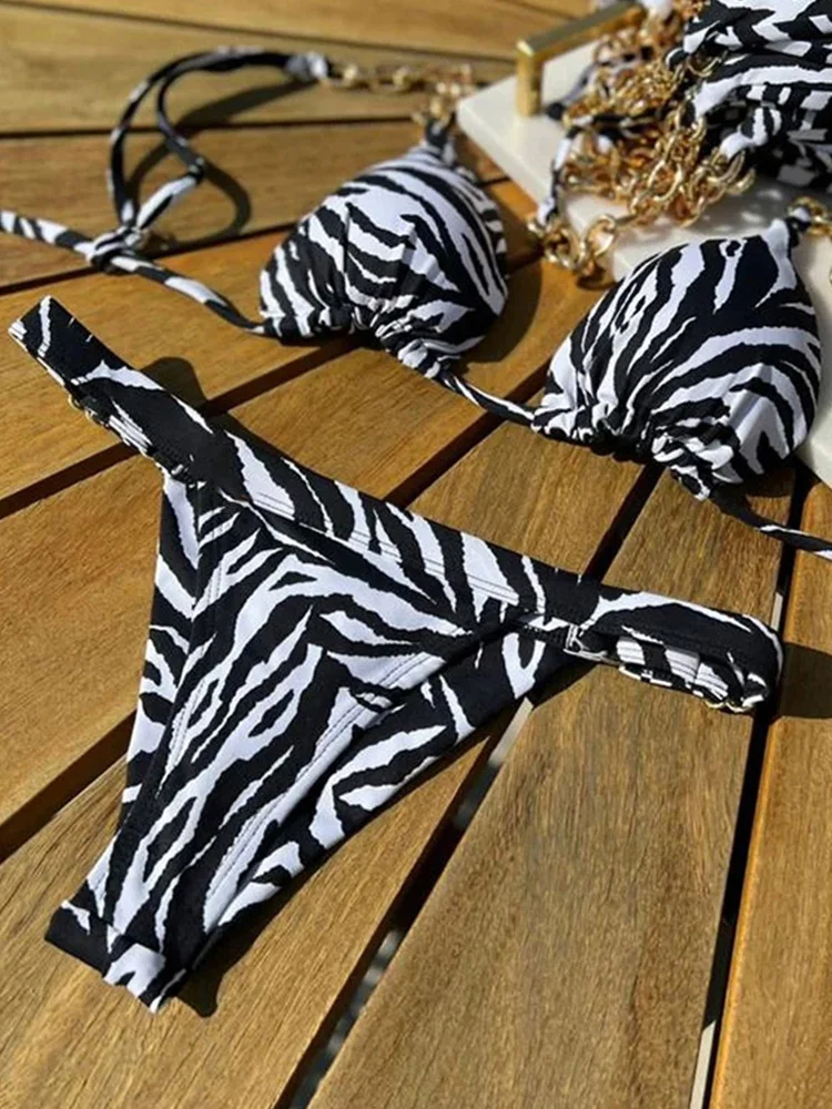 

Miyouj Print Bikinis Bandage Swimsuit Women'S Swimwear 2024 Feminine Bikini Set Push Up Bikini Brazilian Biquini Sexy Beachwear