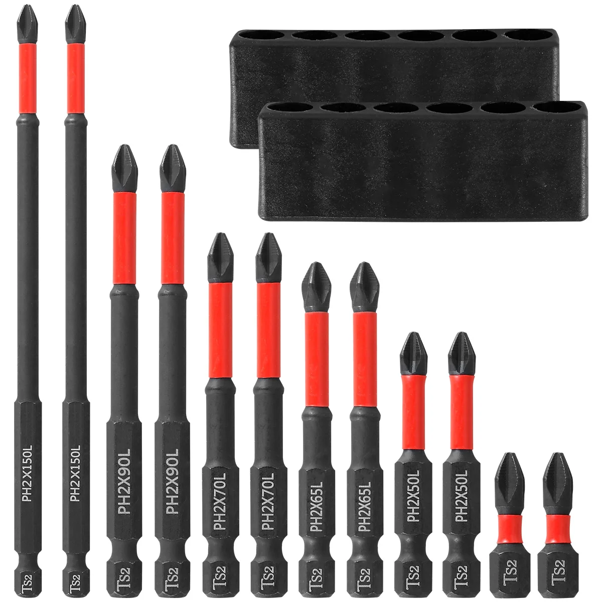 

Набор ударных бит Toorise из высокоуглеродистой стали 12/18 шт.