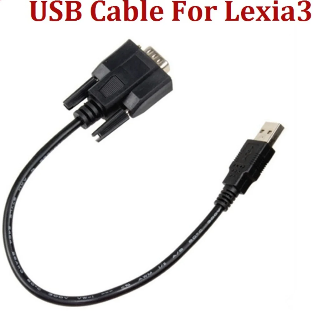 Диагностический кабель для Lexia3 PP2000, короткий USB-кабель для диагностики Citroen Peugeot