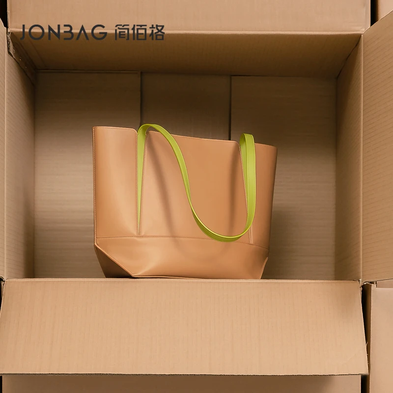 

Оригами сумка JONBAG, новинка 2022, Вместительная женская сумка контрастных цветов на одно плечо, нишевая дизайнерская Складная Сумка-тоут