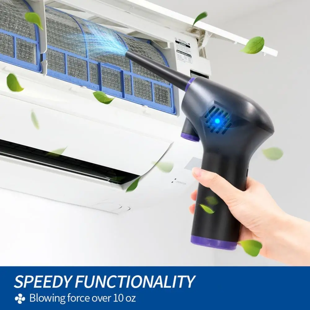 

Short-circuit Protection Rechargeable Handheld Safe Wireless Electric Air Duster for Computer Case