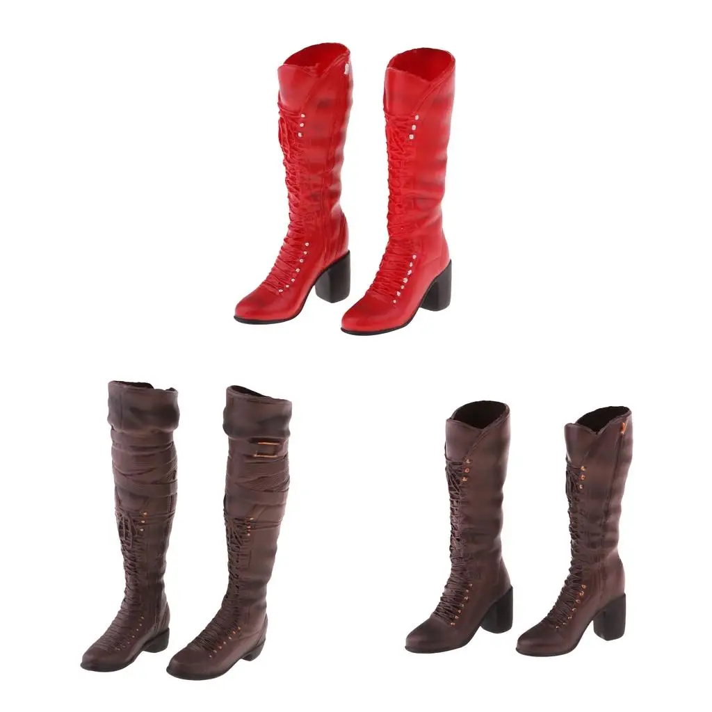 1/6 женская обувь, высокие ботинки для 12 дюймов, DML нужны, HT