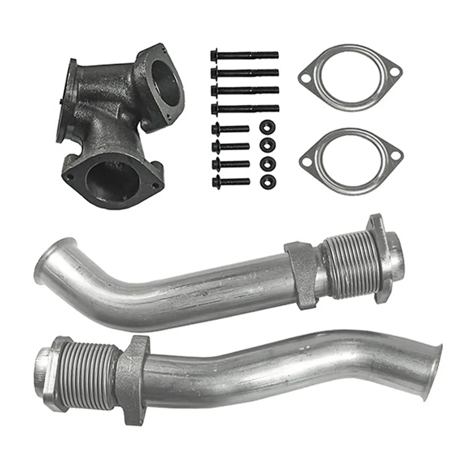 

Turbocharger up Pipe Kit 679-005 Repair Parts Diesel Turbine Pipe Kit for Ford F-450 F-550 Super Durability Easy to Install