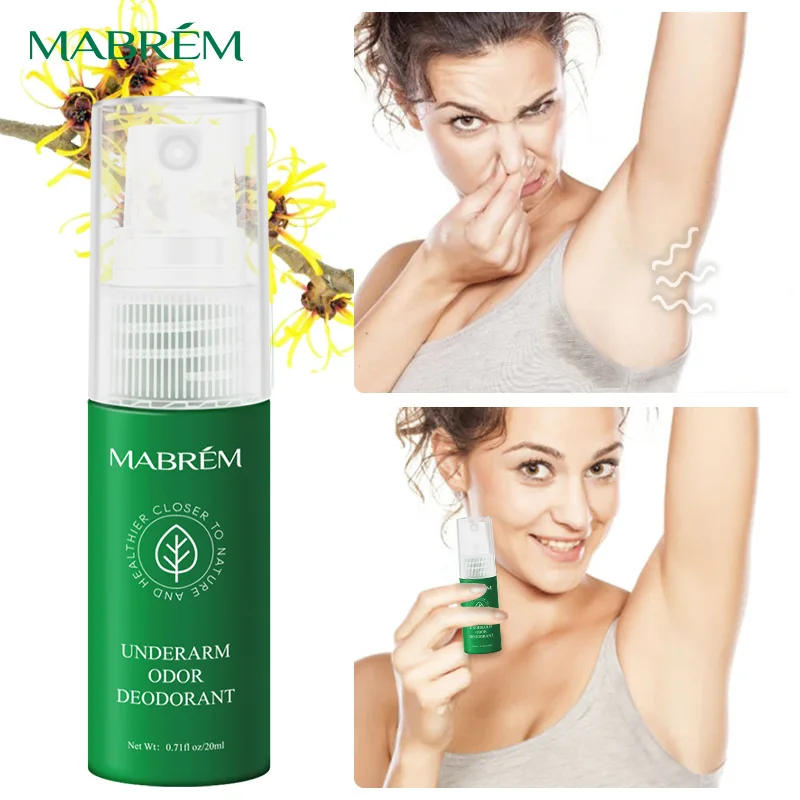

MABREM Body Odor Sweat Deodor Perfume Spray For Man and Woman Removes Armpit Odor and Sweaty Lasting Aroma Skin Care Spray 20ml