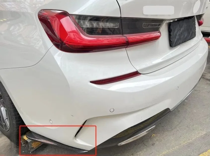 Задний сплиттер для BMW G20 G28 Pre LCI 2019+ из карбона, боковые сплиттеры-винглеты в стиле OTD AP (art.: 3920dbfa71847) - 3920dbfa71847