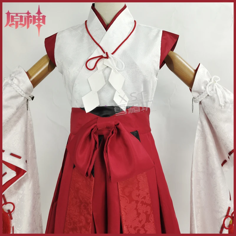 Игровой костюм для косплея Genshin Impact Kitsune Saiguu аниме необычное Кимоно Костюм лисы
