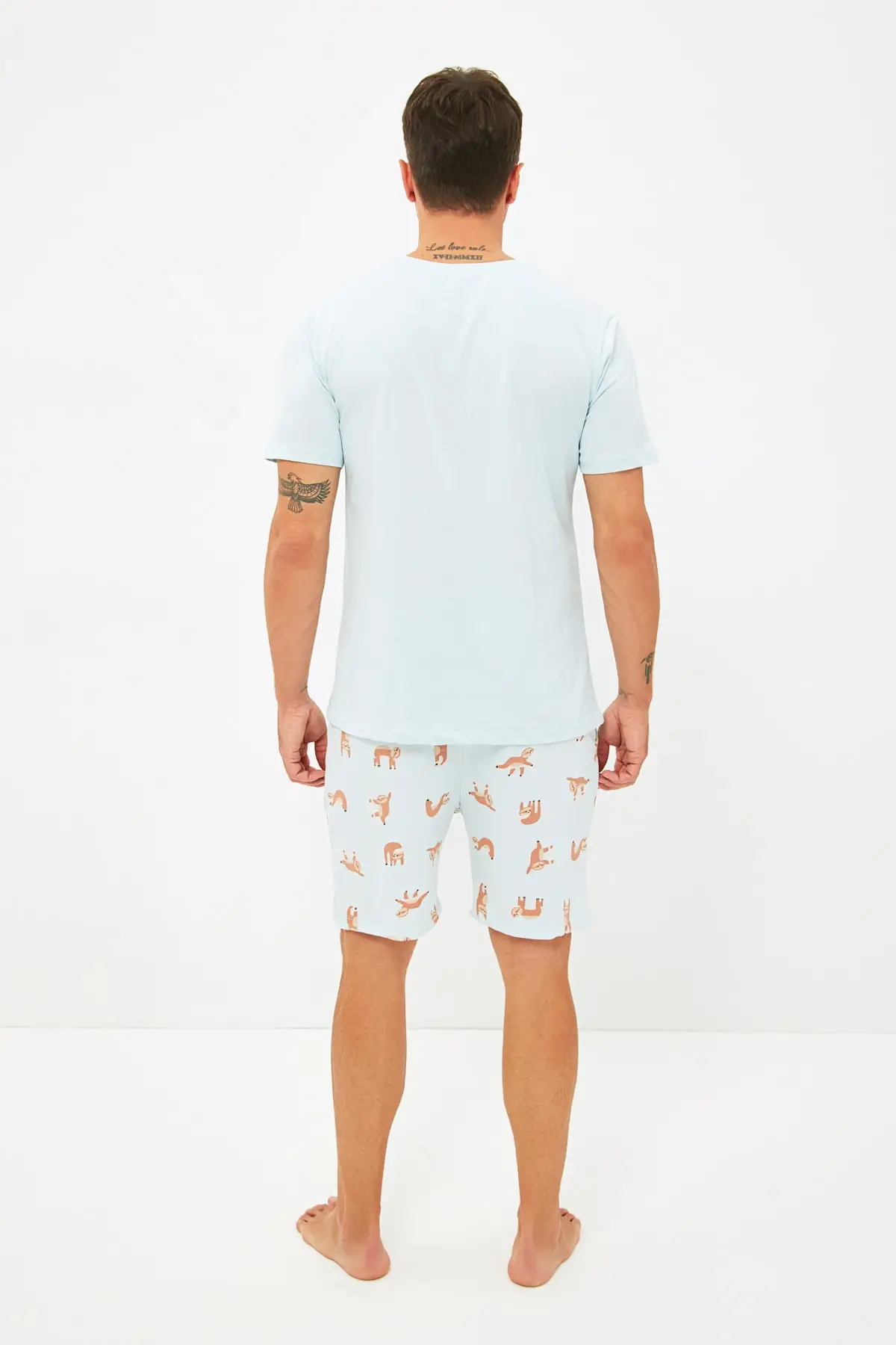 

Trendyol Lazy Animal Pattern Knitted Pajamas Set THMSS21PT0921