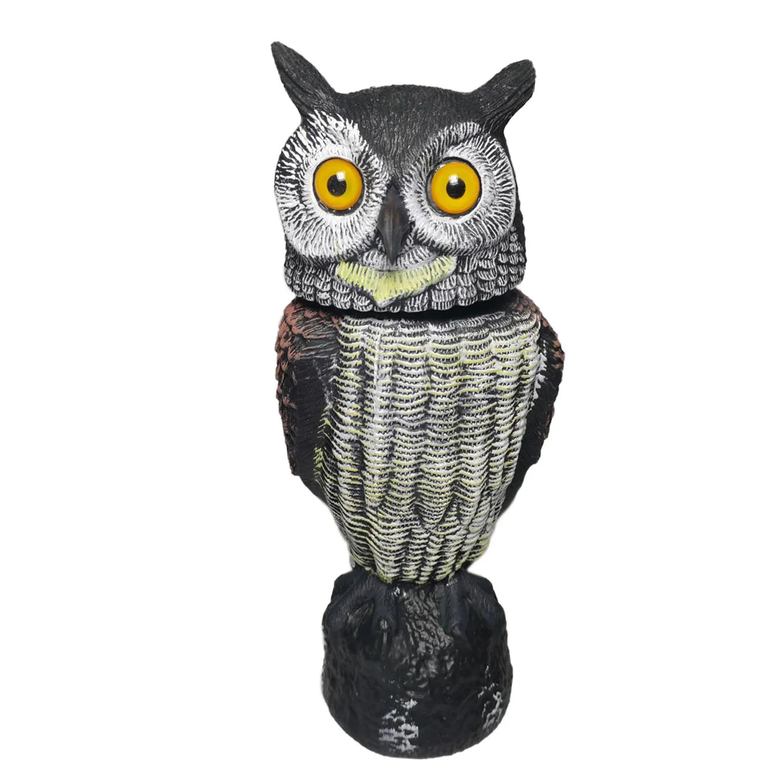 

Owl Statue Fake Owl Statue Bird Repellents Devices Fake Owl Statues Bird Deterrents With Light And Sound Realistic Owl