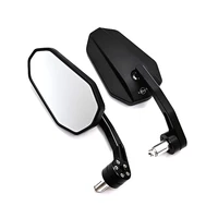 universal motorcycle cnc aluminum rear view side mirrors 78 22mm handle bar end mirror for yamaha mt 03 mt 07 mt 09 mt 10 fz6