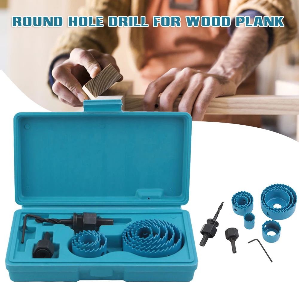 

Wooden Hole Punch Saw Drill Bit Woodworking Hole Saw Set Drilling Cutting Tool Hole Saws & Accessories Drill Bits TSL1