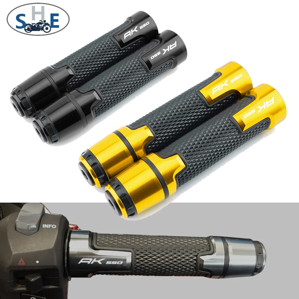 

С логотипом для мотоцикла KYMCO AK550 AK 550 2017- 2022 2023 CNC, алюминиевые аксессуары, ручки, рукоятка, руль, рукоятка