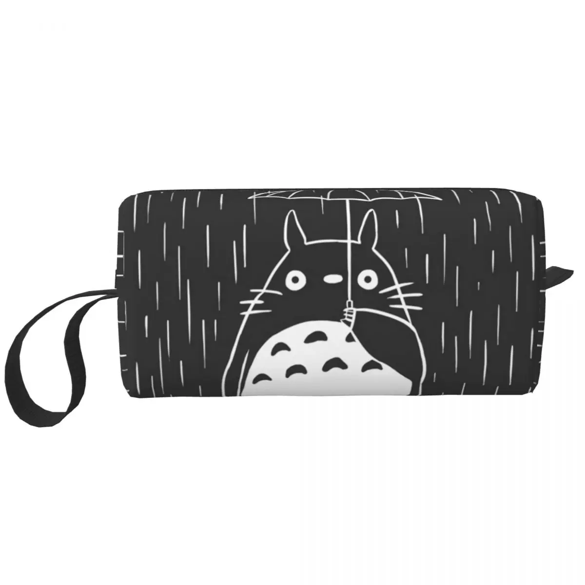 

Дорожная аниме сумка для туалетных принадлежностей My Neighbor Totoro, портативный косметический Органайзер для макияжа Хаяо, Миядзаки, манга, косметический Органайзер, коробка для хранения косметики