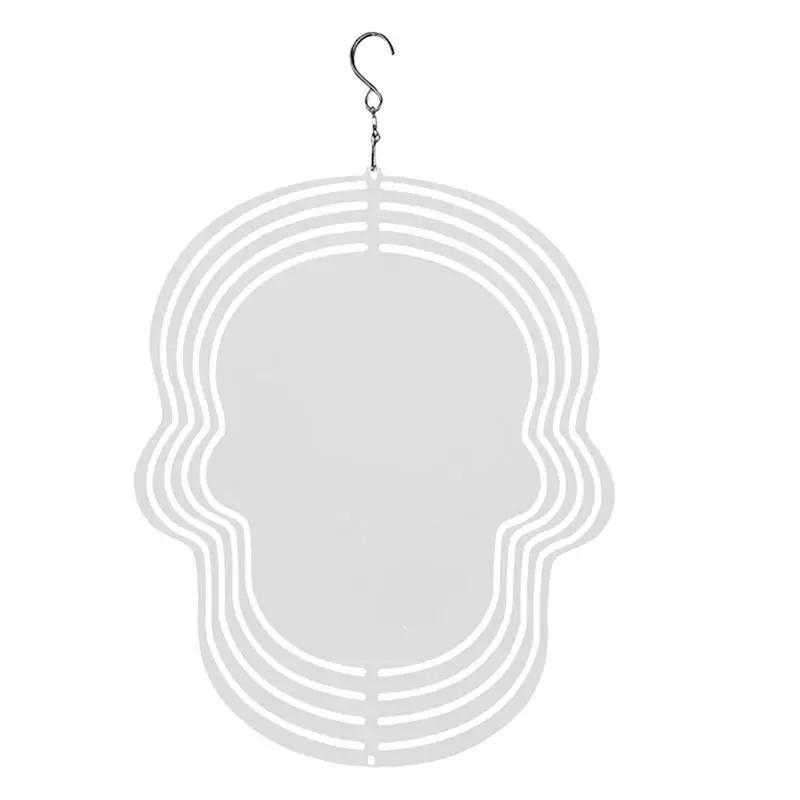 

Sublimation Wind Spinner Blanks 3D Aluminum Blanks For Sublimation Decor Circle Wind Spinner DIY Crafts Ornament For Indoor