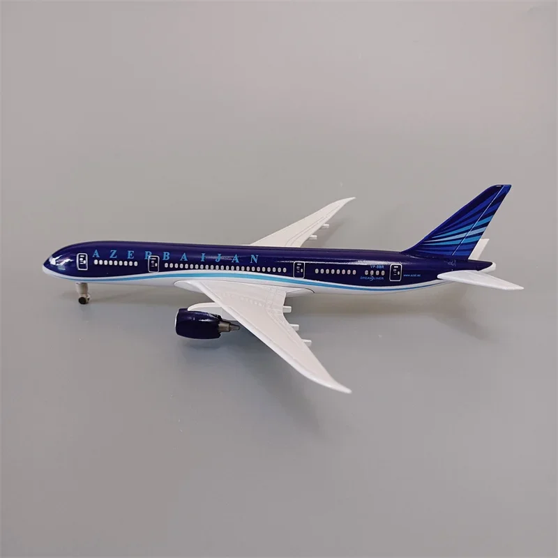 Новинка модель самолета 19 см авиапочтой Азербайджан авиалиний B787 Боинг 787