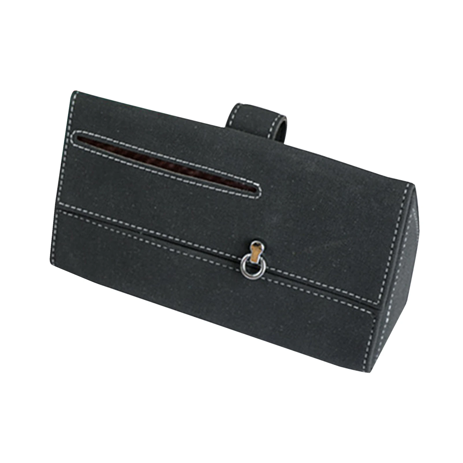 

Storage SUV Card Interior Accessories Universal PU Leather RV Sun Visor Mount Sunglasses Holder Car Glasses Box Auto Support
