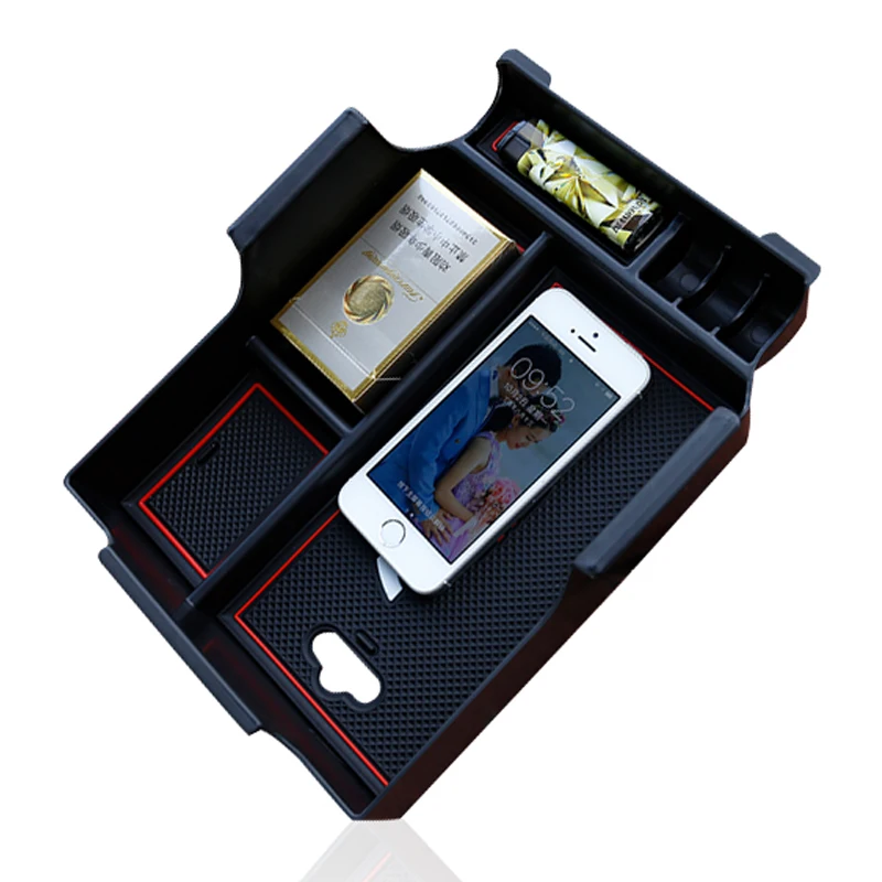 

For Great Wall Haval H9 2015-2020 Central Armrest Storage Box Organizer Center Console Non-slip Containers Holder