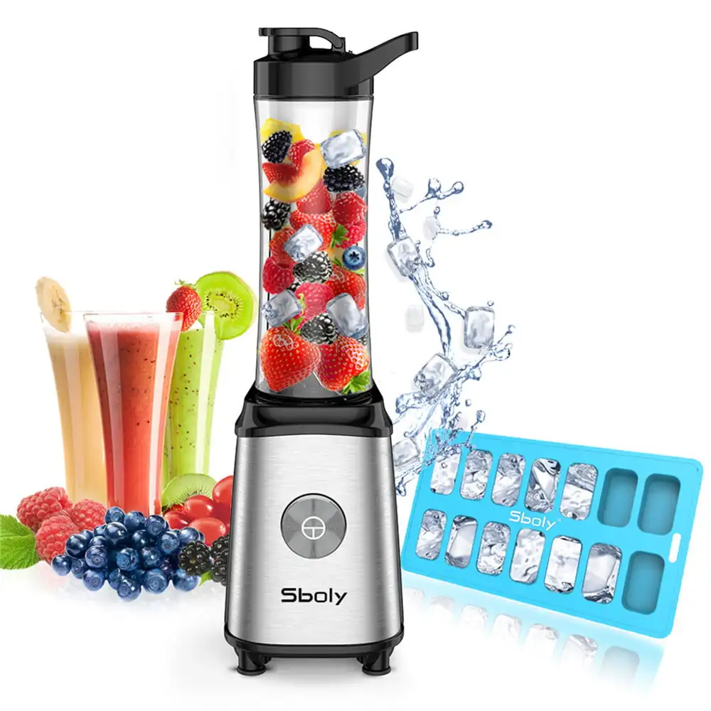 

Personal Blender , 20oz Smoothie Blender with Ice Tray , Single Serve Small Blender for Juice Shakes