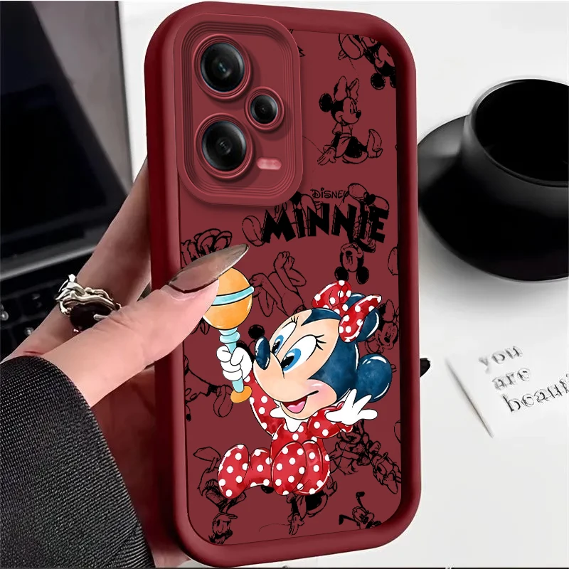 Минни Дисней детская мышь для Redmi Note 13 12 11T 11S 11E 10S 10T 9 8 7 Pro Plus Lite лестница глаз