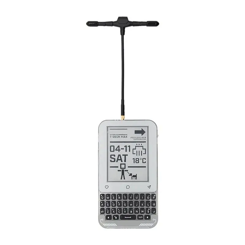 Фото A99E-T-Deck Max 920 МГц, 3,1-дюймовый сенсорный экран E-Paper, трансивер Lora SX1262, Wi-Fi 2,4 ГГц и Bluetooth 5 (LE) с функцией обучения ИИ и антенной №1