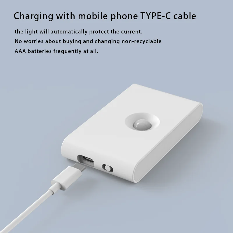 Настенный ночник с зарядкой от USB и датчиком движения