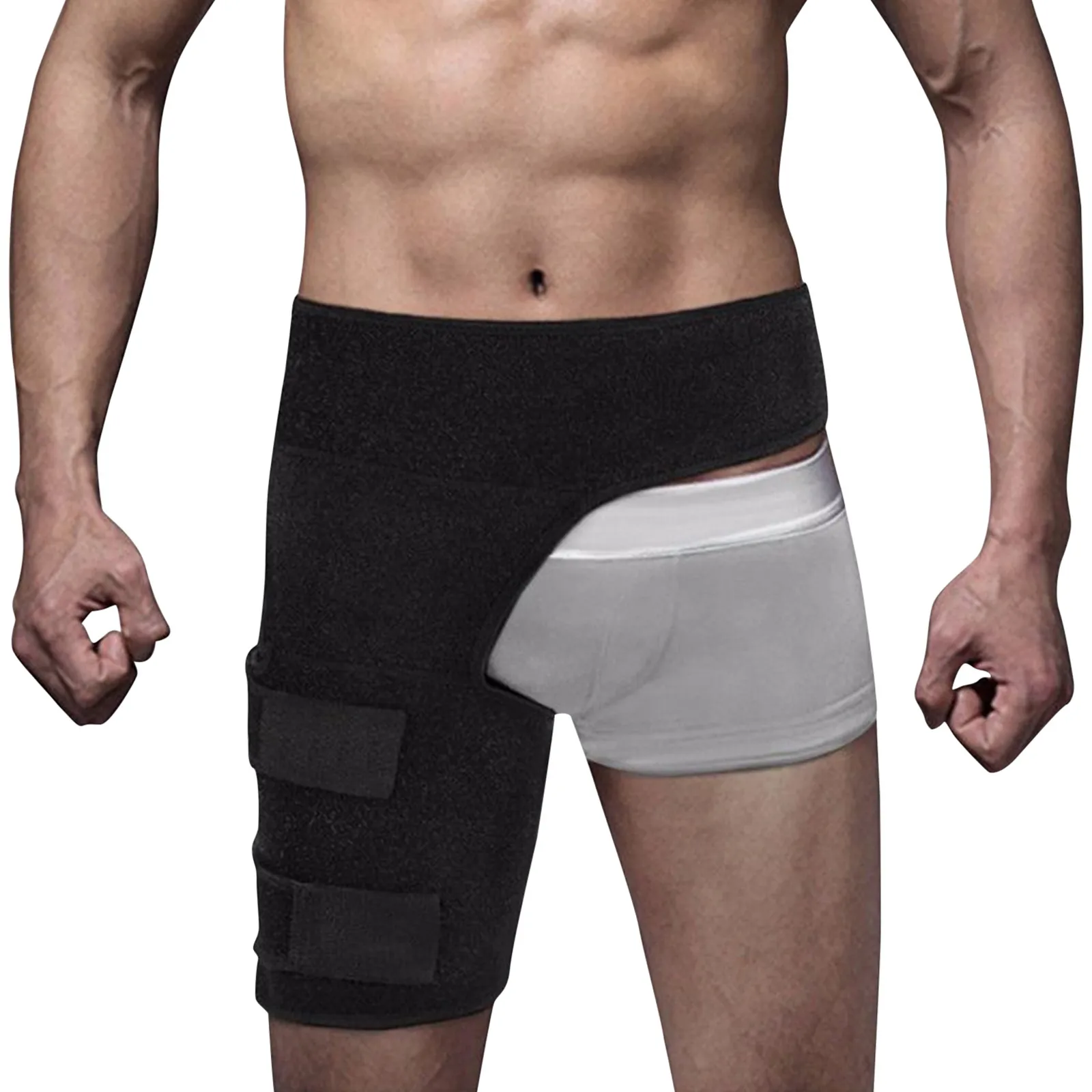 

Belt Thigh Protection Hip Men's Support Thigh Groin Sprains Compression Wrap Men's pants