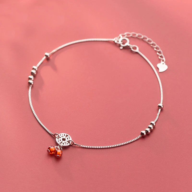 MloveAcc стерлингового серебра 925 пробы бусины монета очаровательные украшения для