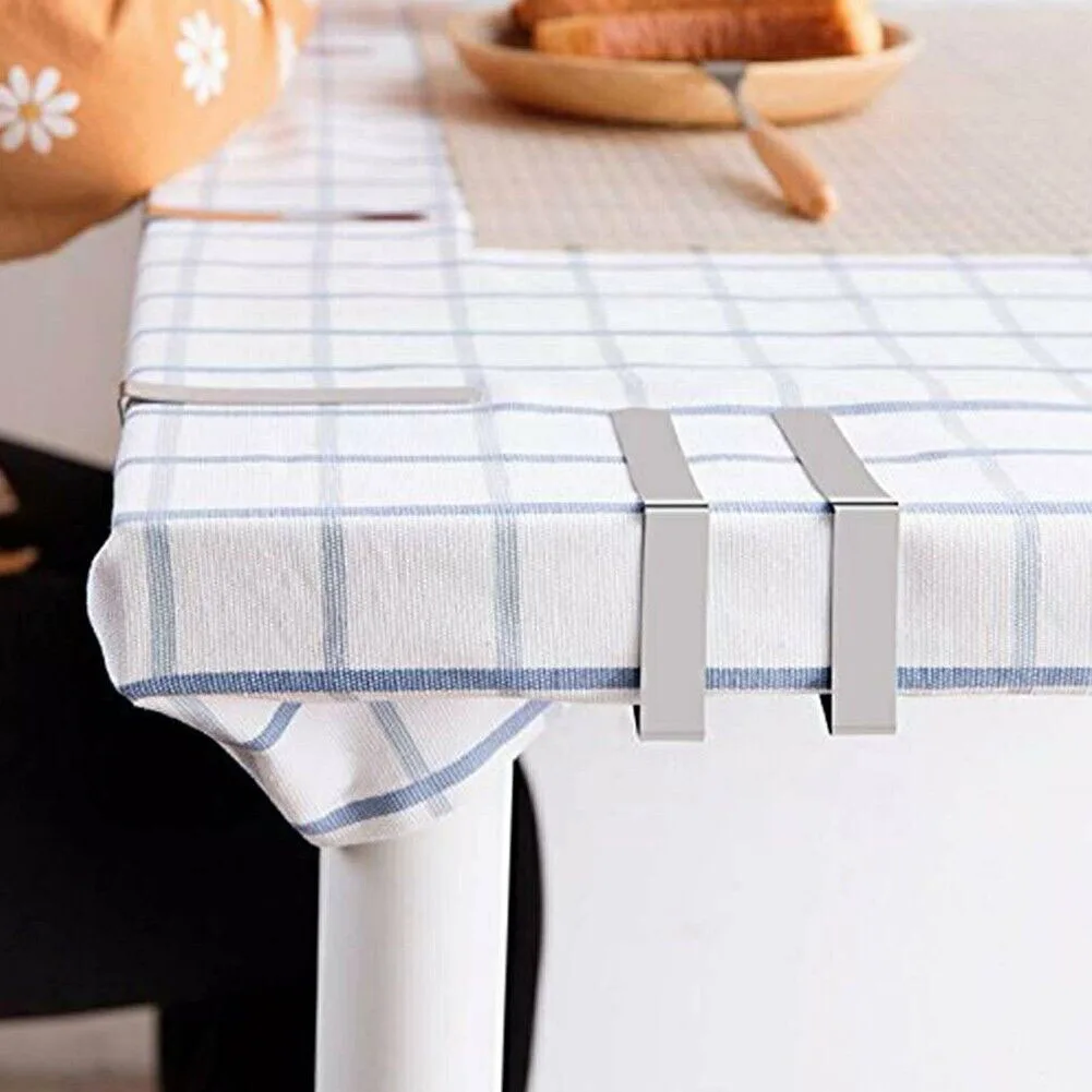 

Clamp Woodworking Tool Wedding Stainless Steel Table Cloth Picnic Stainless Steel Good Stretch Cover Clip Holder Tablecloth 8pcs