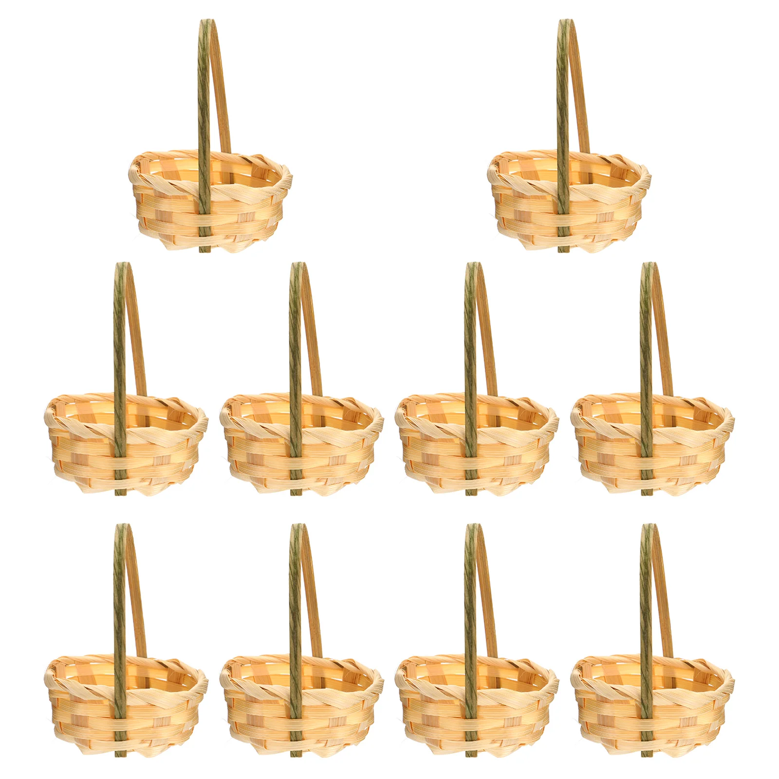 

Basket Baskets Mini Woven Flower Picnic Rattan Miniature Storagewicker Fruitsmall Gift Tiny Candy Favor Packing Handparty