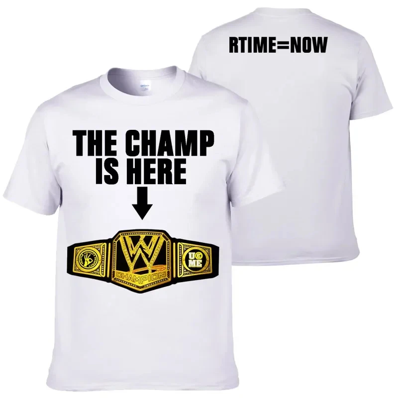 Повседневная Хлопковая Футболка Унисекс Wwe John Cena Win The Day Уличная Одежда С Принтом