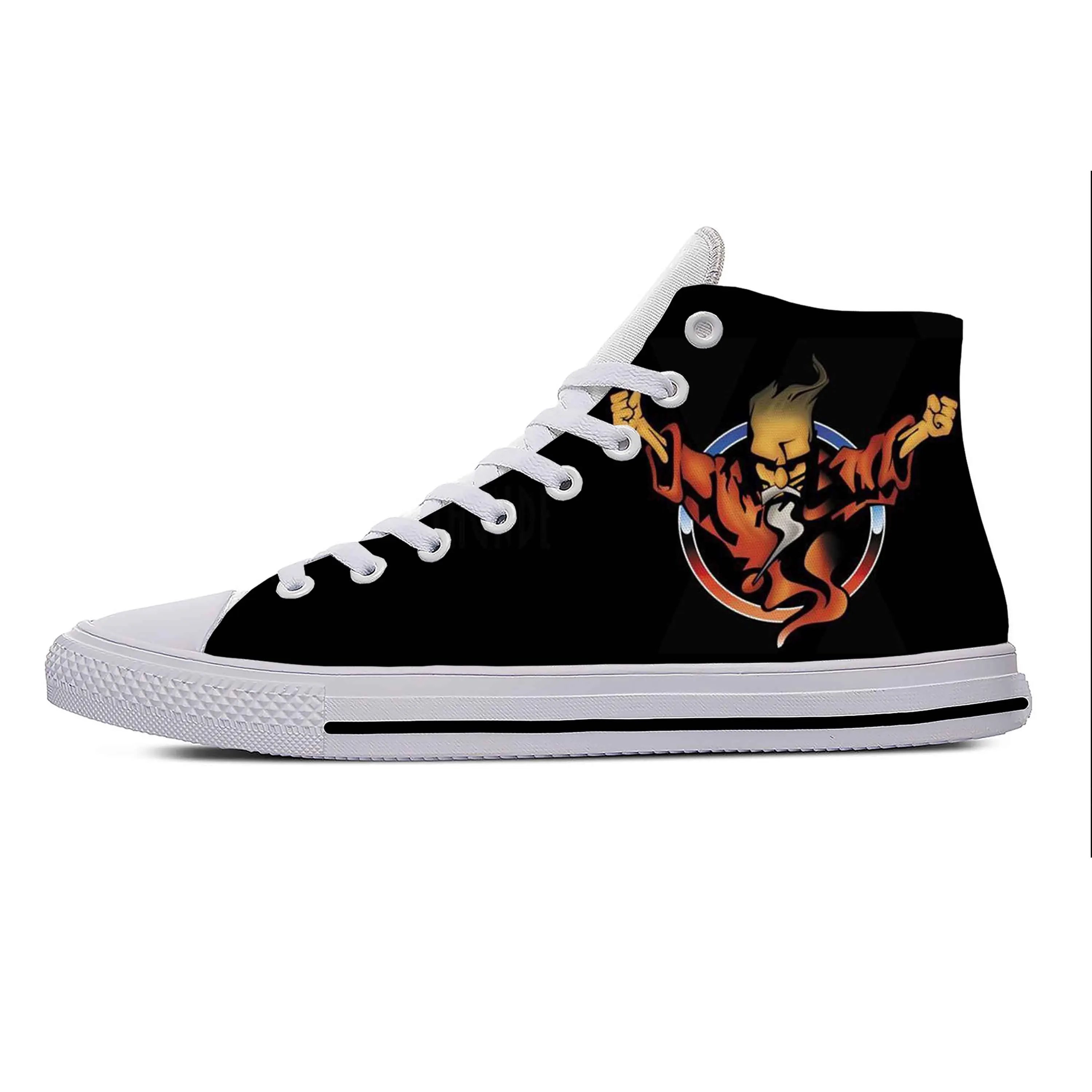 

Harder Styles Hardstyle Hardcore Rave Thunderdome Casual Cloth Shoes High Top Lightweight Breathable 3D Print Men Women Sneakers