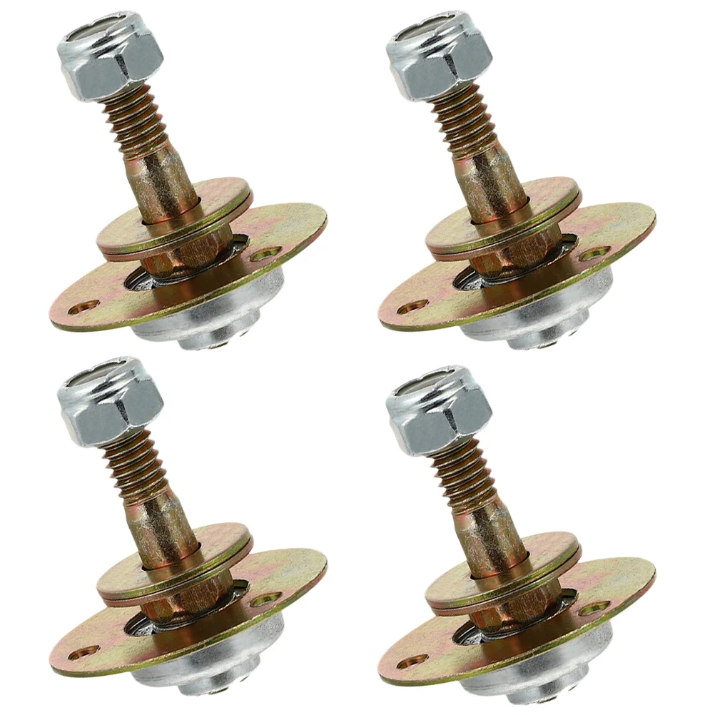 

4 Pcs Rocking Chair Part Glider Rocker Bearings Screws Bolts Mechanic Accessories Connecting Piece For