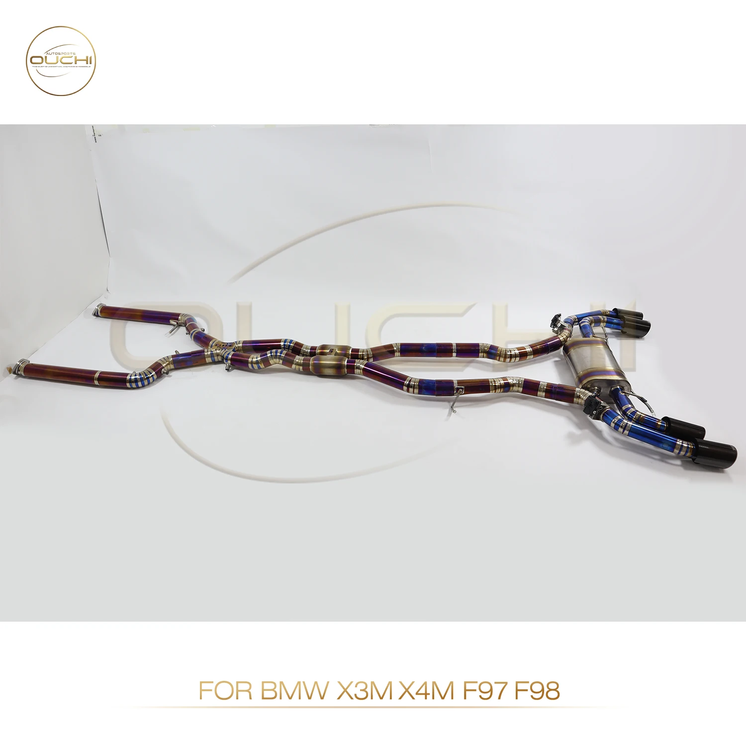 Ouchi Лидер продаж из титанового сплава Catback выхлопная труба для BMW 2019+ X3M X4M F97 F98 3.0T