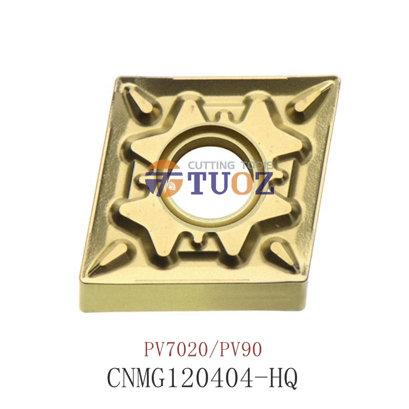 

100% Original CNMG120404HQ PV7020 PV90 Ceramic Coating CNMG 120404 HQ CNMG1204 CNC Lathe Cutter Outer Circle Turning Tools