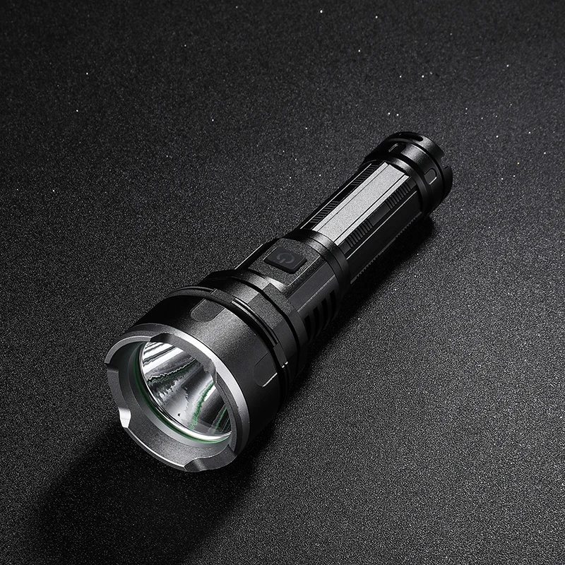 T40 Powerful LED Flashlight TYPE C USB Rechargeable Torch Power Display Aluminum Alloy Outdoor Waterproof |