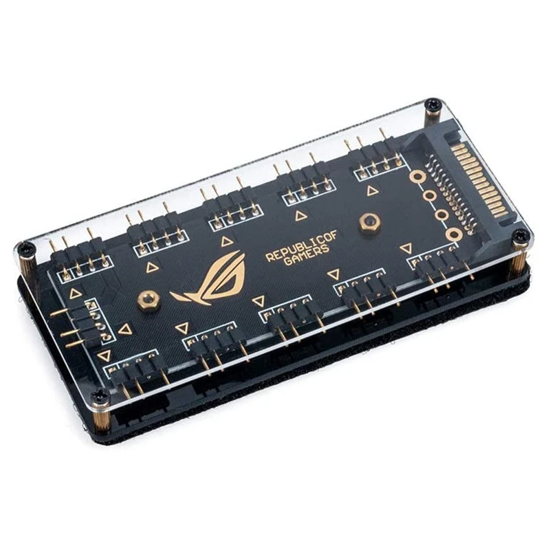 Разветвитель 5В 3Pin RGB светодиодный 10-портовый хаб с удлинителем 50 см идеально