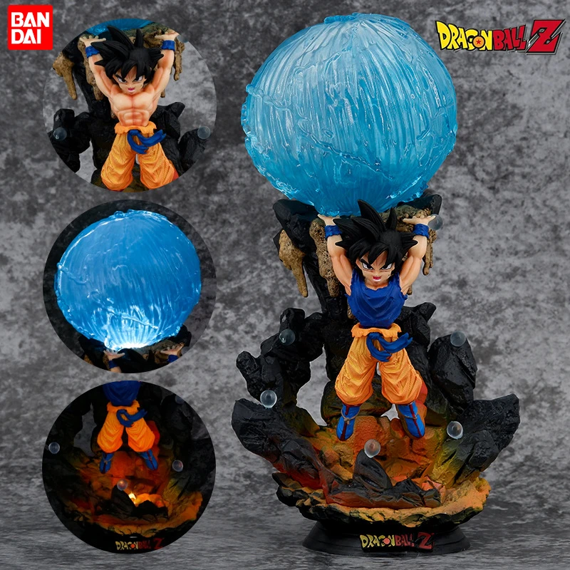 

24cm Dragon Ball Z Figure Son Goku Frieza Majin Buu Spirit Bomb Anime Figures Pvc Statue Figurine Model Doll Collection Gift Toy