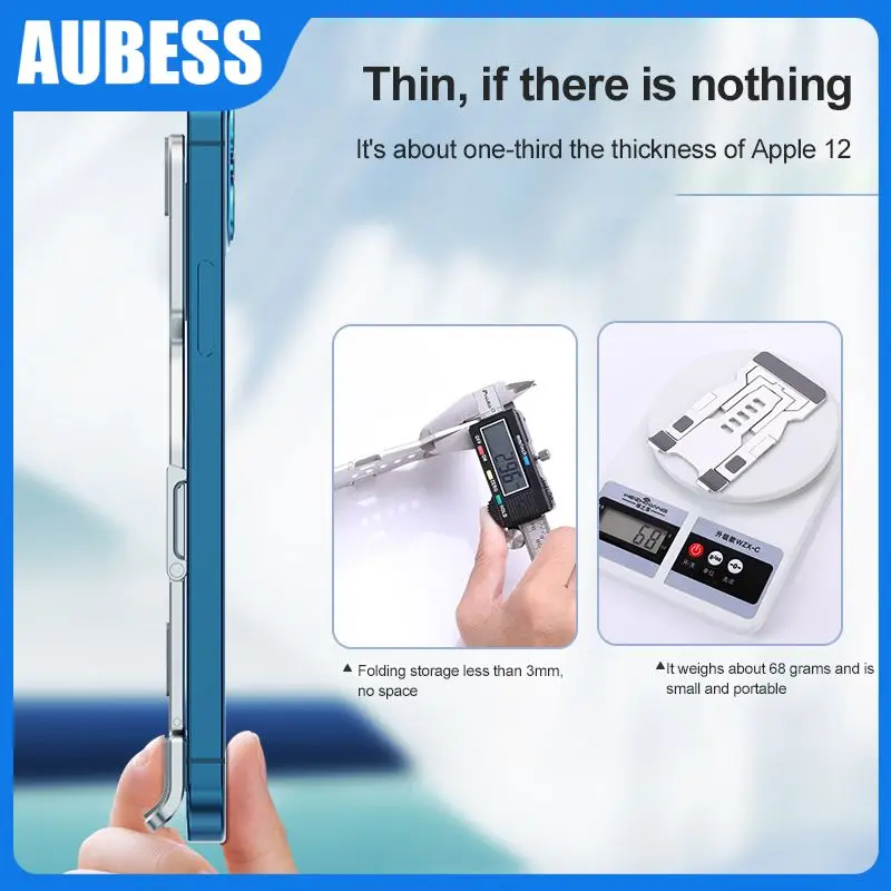 

Mobile Phone Holder Ultra-thin Holder Aluminum Alloy Lazy Bracket Table Stand Angle Adjustable Bracket Phone Accessories