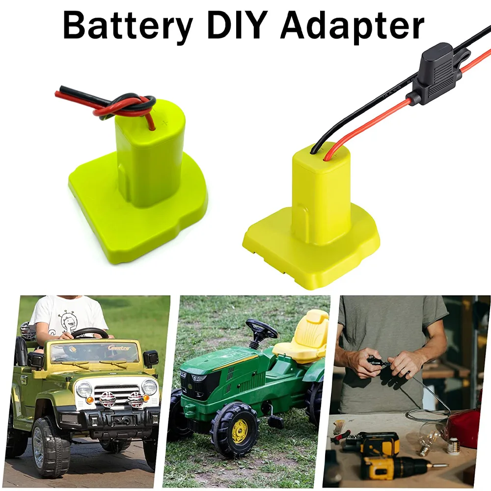 

Power Wheels Adapter DIY Battery Adapter for Ryobi 18V Li-ion Battery Power Tool Connector Battery Dock for RYOBI P108 P107