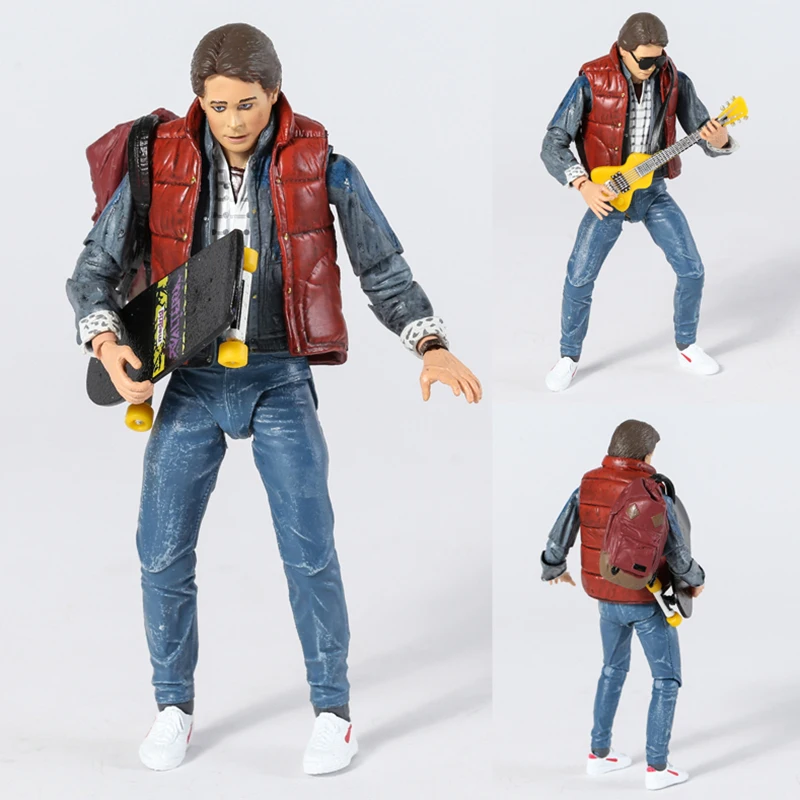 

NECA, вернуться в будущее, Марти Мак, летающая коллекция из ПВХ, строительная игрушка