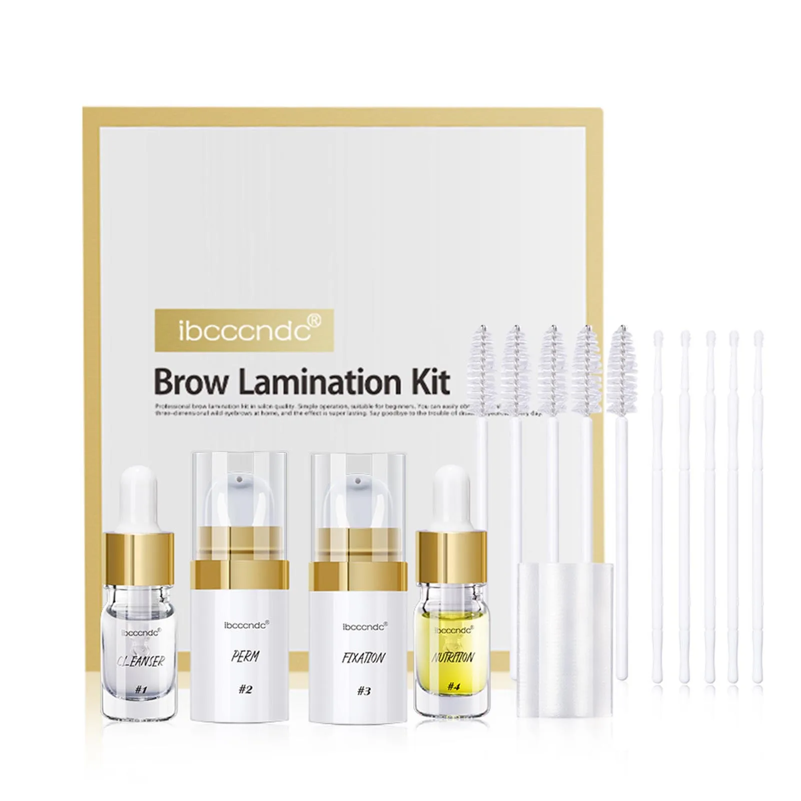 

Professional Eyebrow Lamination Kit Instant Professional Brow Lash Tool Brush Set For Home DIY Eyebrow Lift Kit Fuller Brows For