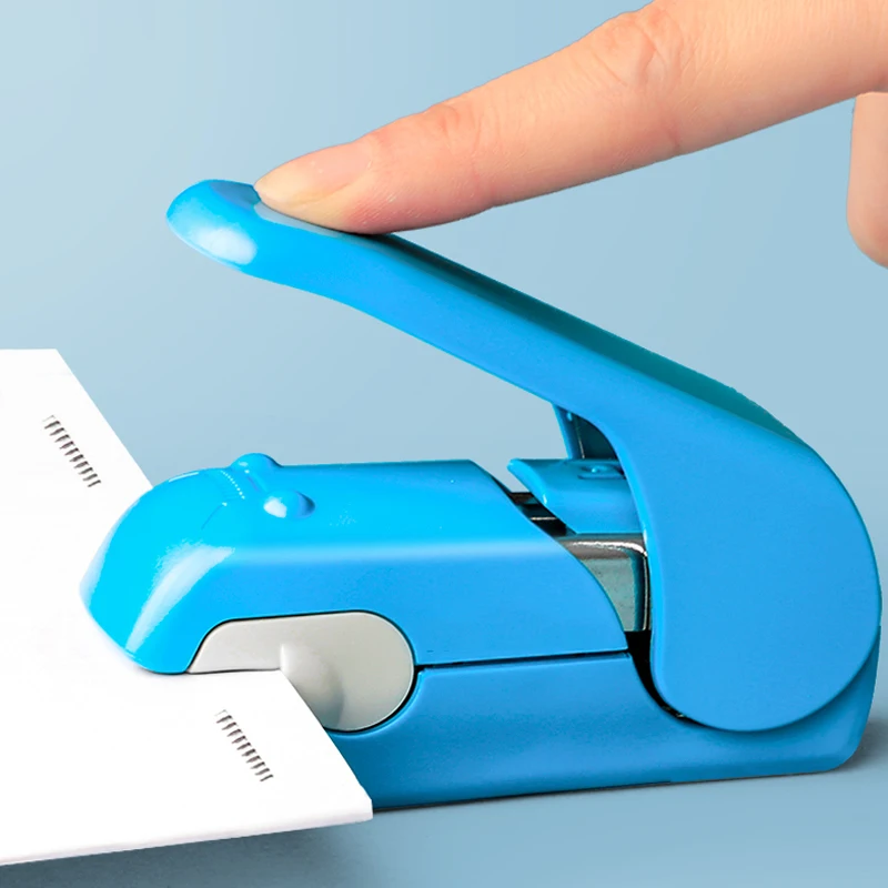 2022 New 1PC Stapleless Stapler Book Paper Stapling Stapler Mini Portable No Staples School Office Supplies