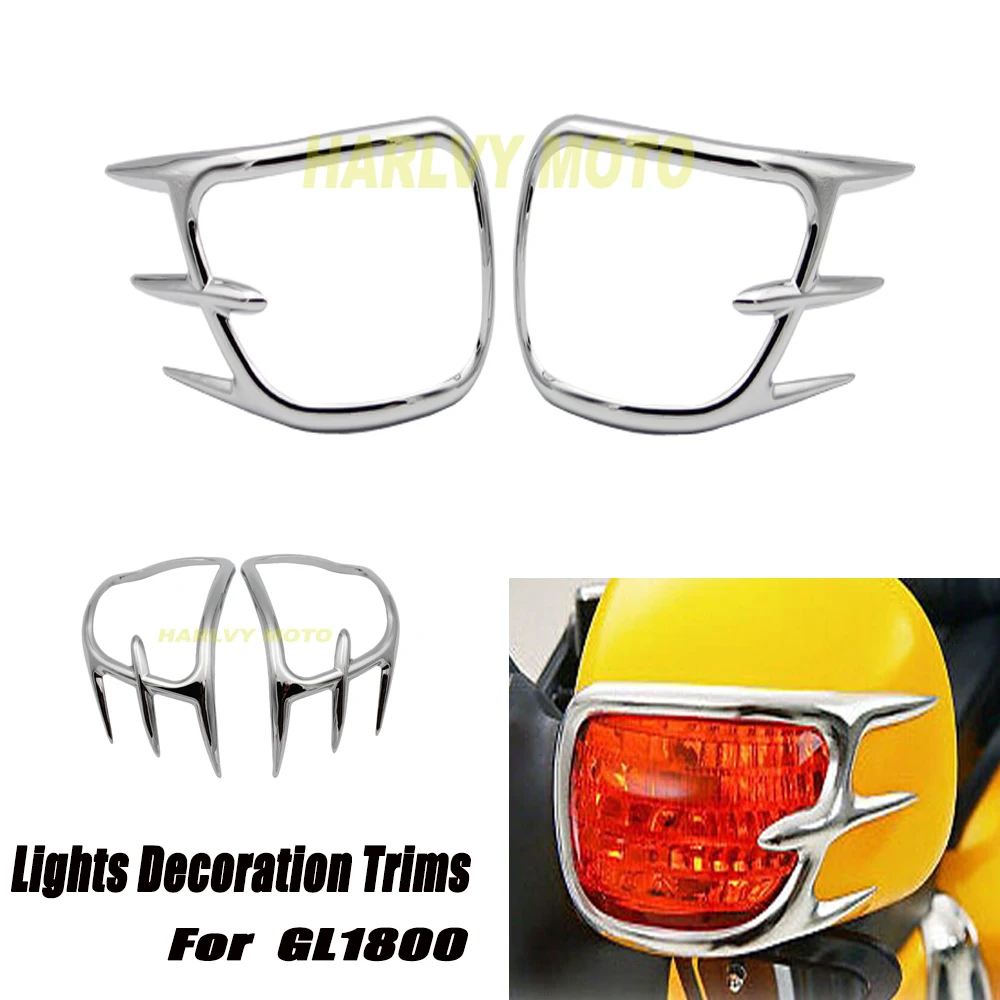 

For Honda GOLDWING GL1800 Chrome Turn Signal Lights Decoration Trims