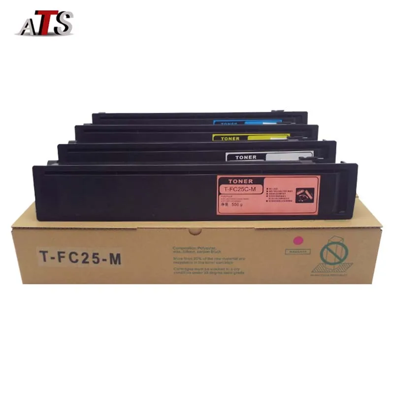 

Compatible 1Set T-FC25 CMYK500g Toner Cartridge for Toshiba E-Studio 2040C 2540C 3040C 3540C 4540C Toner Powder Copier Supplies