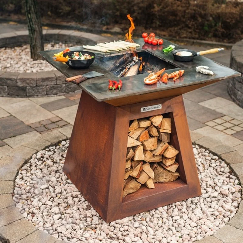 

Luxury Top Sell High Quality Steel Fire Pit Barbecue Grill BBQ BBQ Grill Energy and Comfort