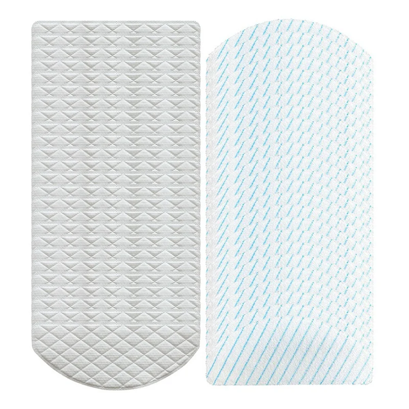 

25 Disposable Mops + 25 Microfiber Mops For Ecovacs Deebot Ozmo T8 Aivi T9 Aivi Robot Vacuum Cleaner Mop Replacement